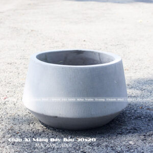 Chậu xi măng đáy bầu 30x20